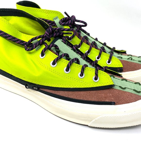 Converse Shoes Womens Deck Star Zip Love Drown Mid Top Size Suede Canvas 170053C - Picture 3 of 8